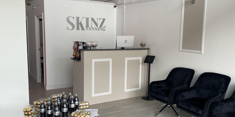 Skinz Tanning reception